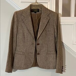 Londonderry by Peabody Brown Blazer for women in excellent shape size S/6